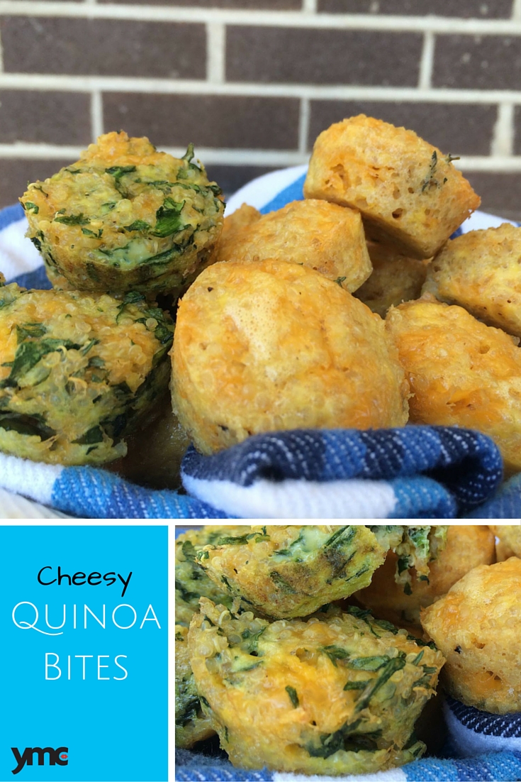 Cheesy Quinoa Bites